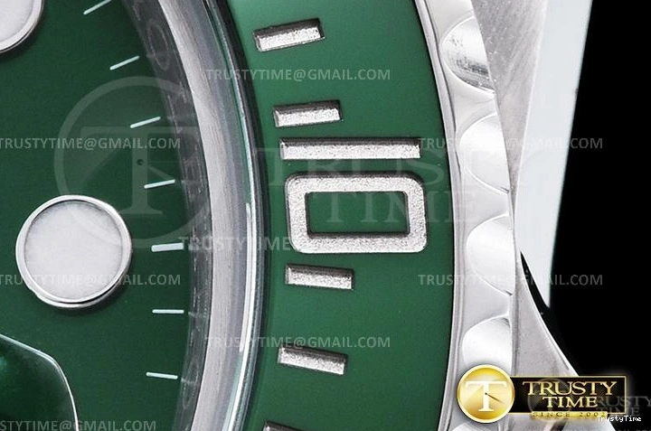 0412 Sustainable ROLSUB0288 – Submariner 116610LV 904L SS SS Green V2S ZZF SA 1039